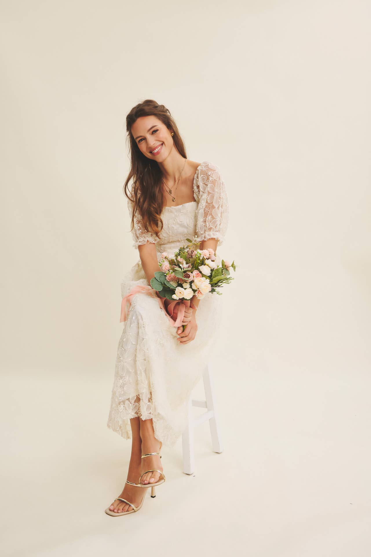 In February | Golden Grace Maxi Dress