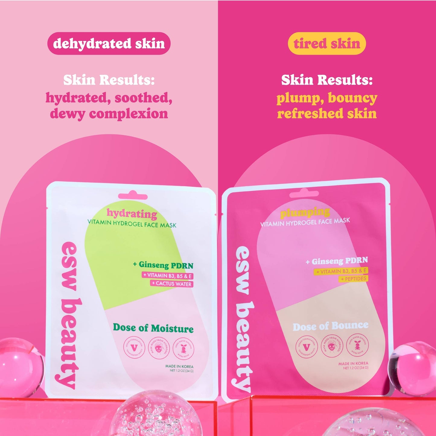 Dose of Moisture Hydrating Hydrogel PDRN Face Mask