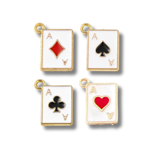 Poker Card Charm