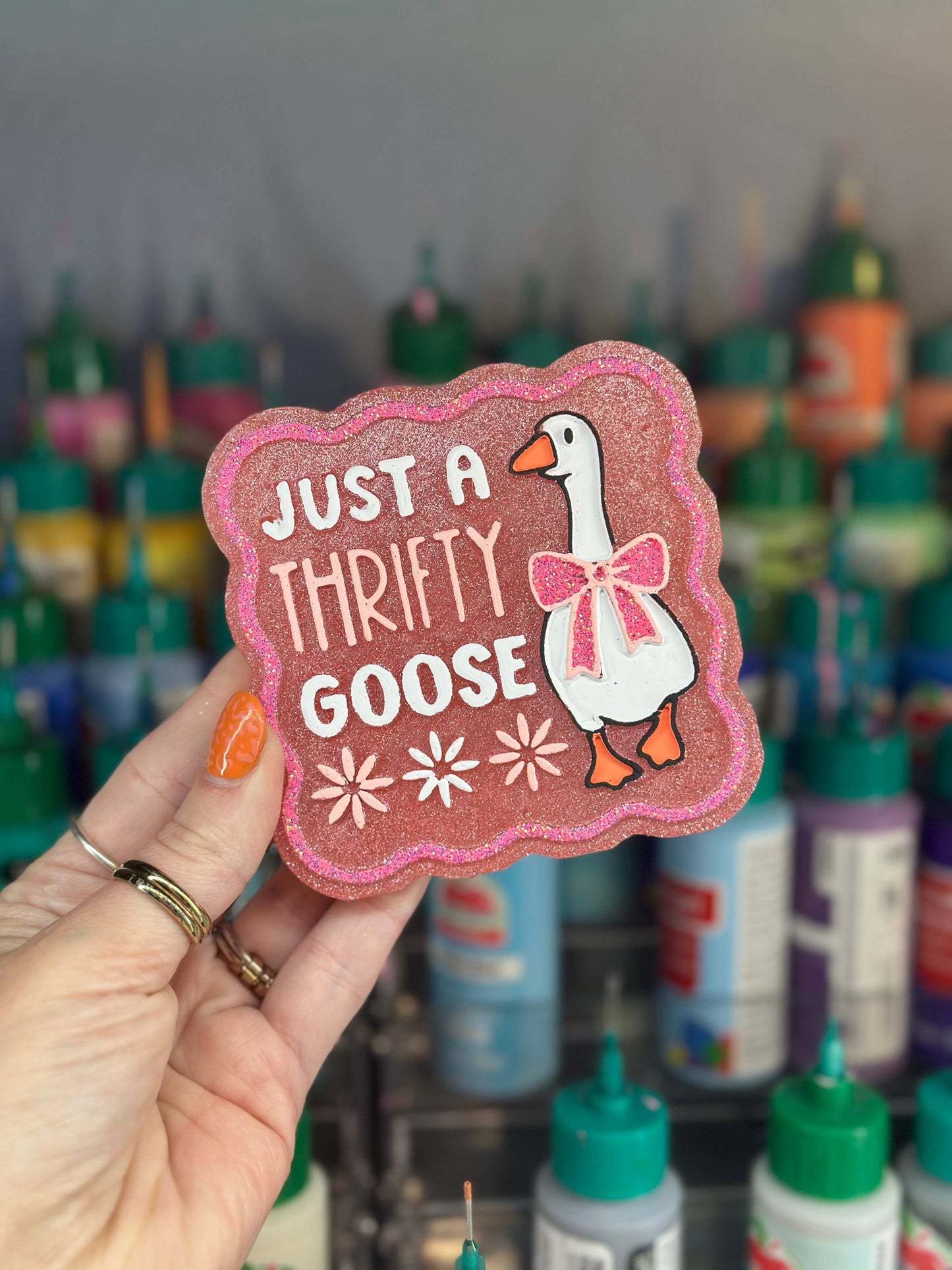 Just A Thrifty Goose Car Freshie 