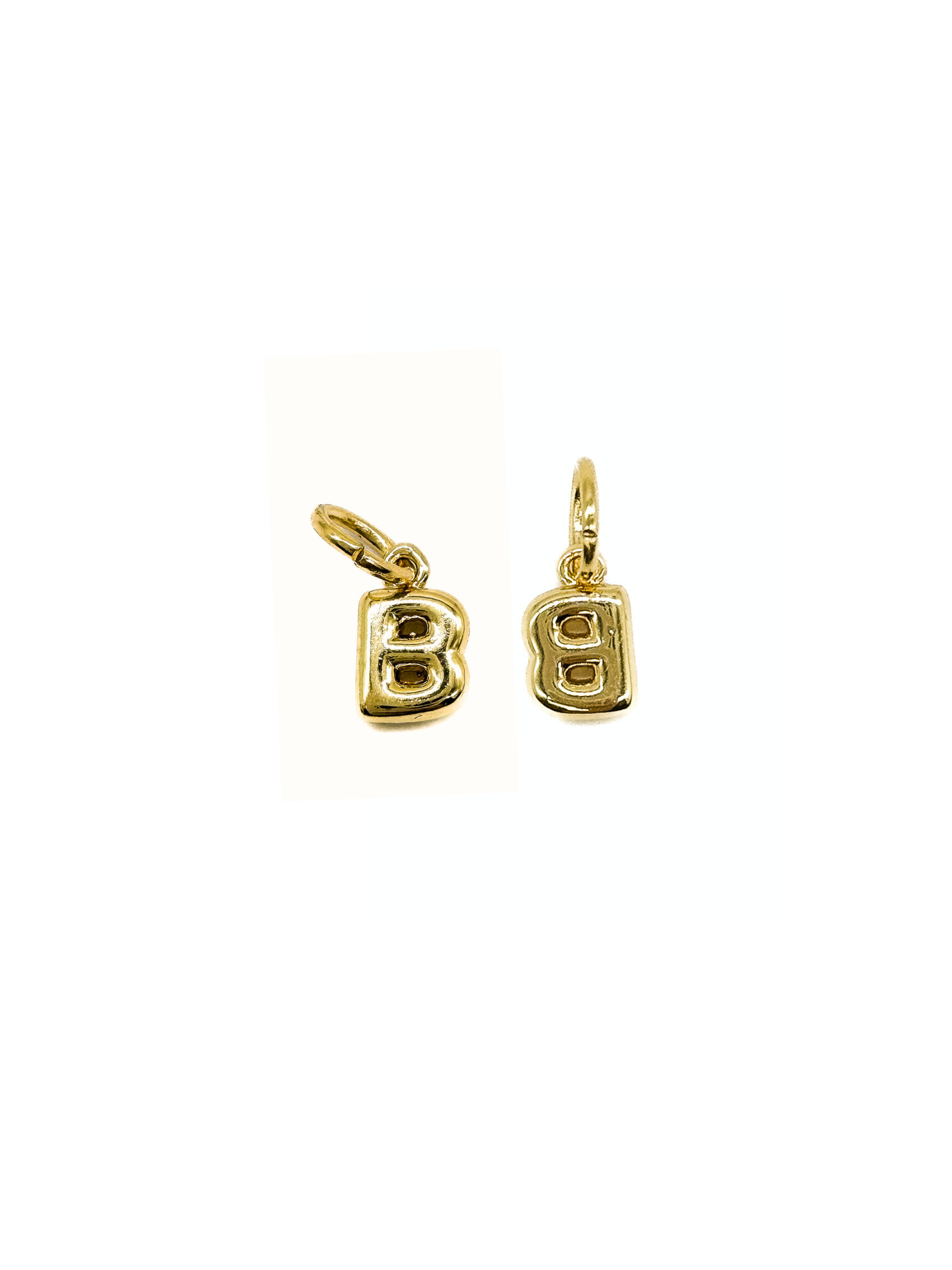 18K Gold Bubble Letters