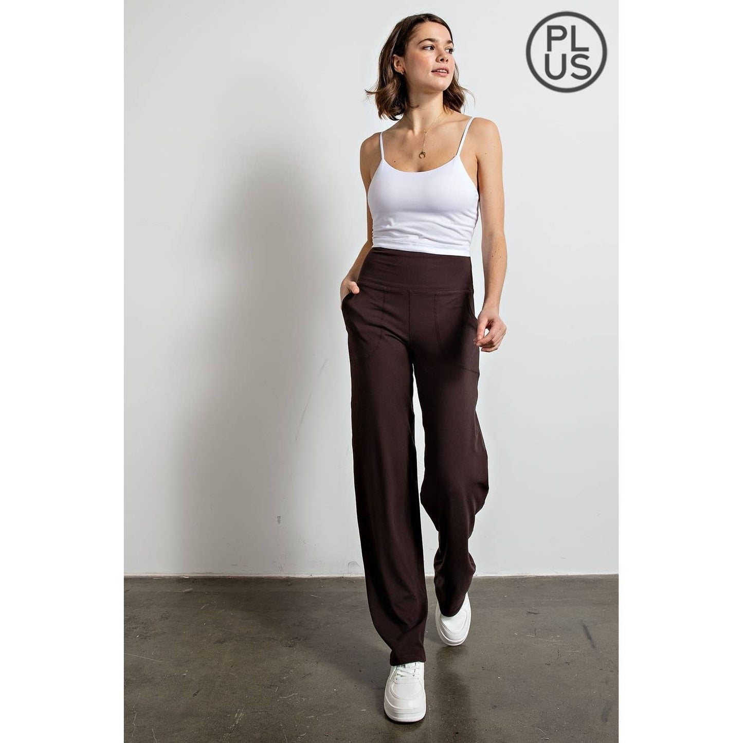 PLUS BUTTER SOFT STRAIGHT CASUAL YOGA PANTS