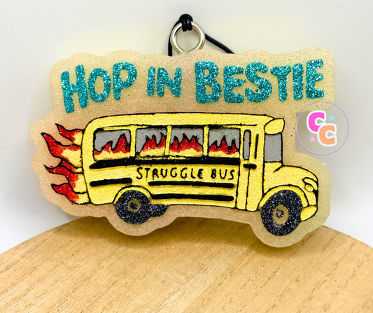 Struggle Bus Freshie | Car Air Freshener | Funny Freshie