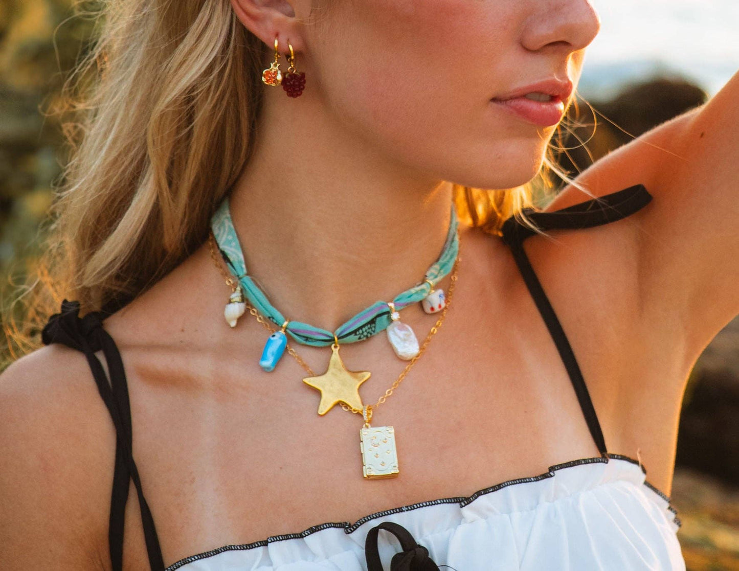 To the Stars Who Listen Book Locket Necklace