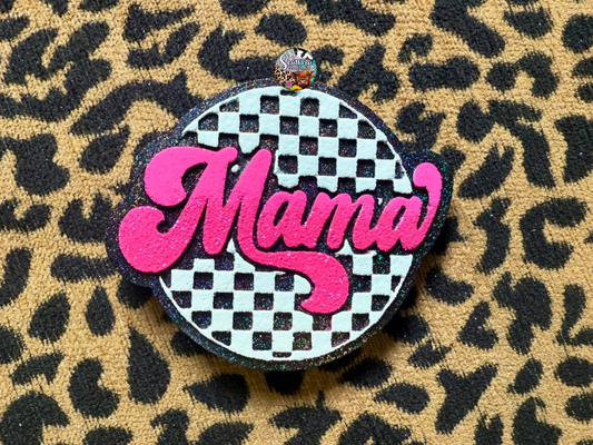 Checkered Mama Car Freshie  